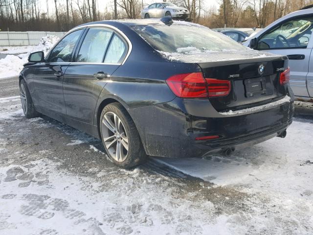 WBA8B7G53GNT70537 - 2016 BMW 340 XI BLACK photo 3