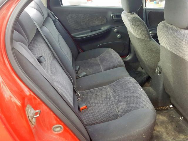 1B3ES46C91D270056 - 2001 DODGE NEON SE RED photo 6