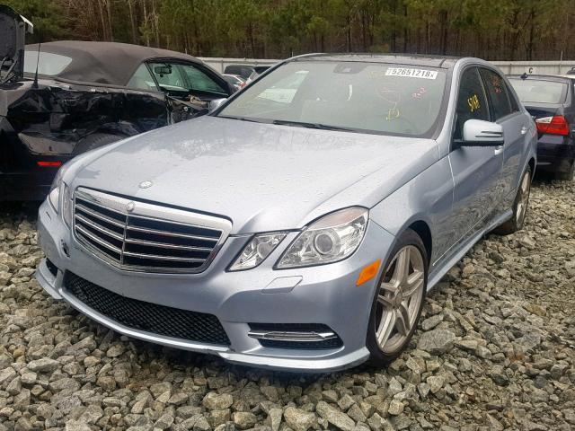 WDDHF8JB5DA759409 - 2013 MERCEDES-BENZ E 350 4MAT GRAY photo 2