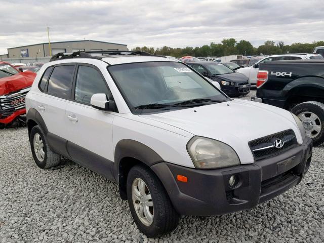 KM8JN12D07U607316 - 2007 HYUNDAI TUCSON SE WHITE photo 1