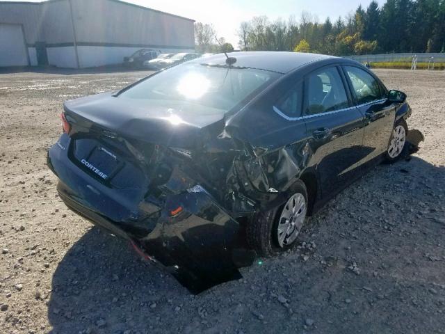 3FA6P0G76ER238487 - 2014 FORD FUSION S GREEN photo 4