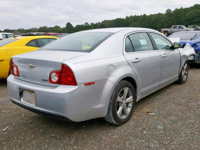 1G1ZC5EU1BF123810 - 2011 CHEVROLET MALIBU 1LT 银色 照片 4