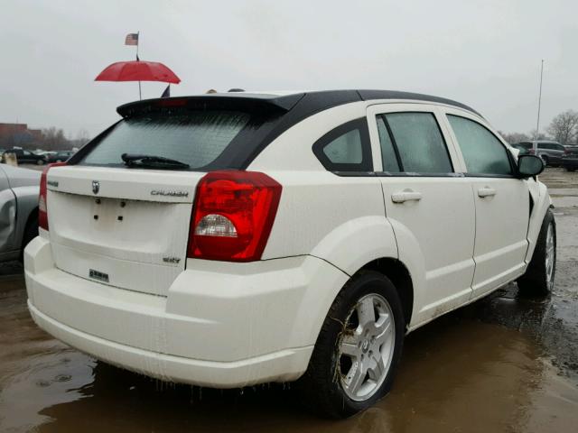 1B3HB48A69D112195 - 2009 DODGE CALIBER SX WHITE photo 4