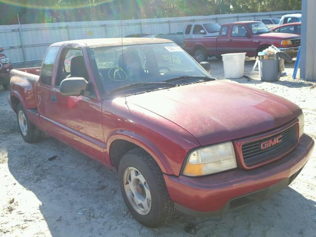 1GTCS1940Y8117545 - 2000 GMC SONOMA BURGUNDY photo 1