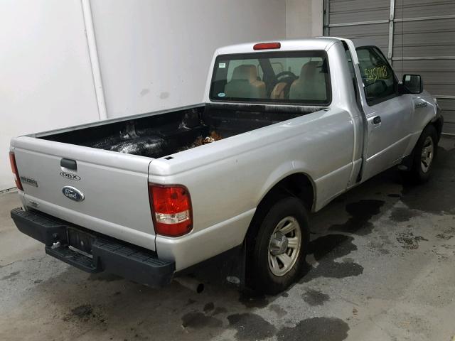 1FTYR10DX7PA73167 - 2007 FORD RANGER SILVER photo 4