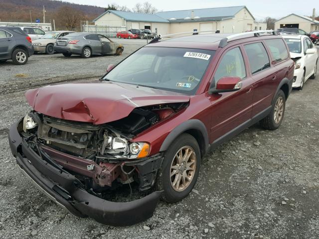 YV4SZ592271260028 - 2007 VOLVO XC70 MAROON photo 2