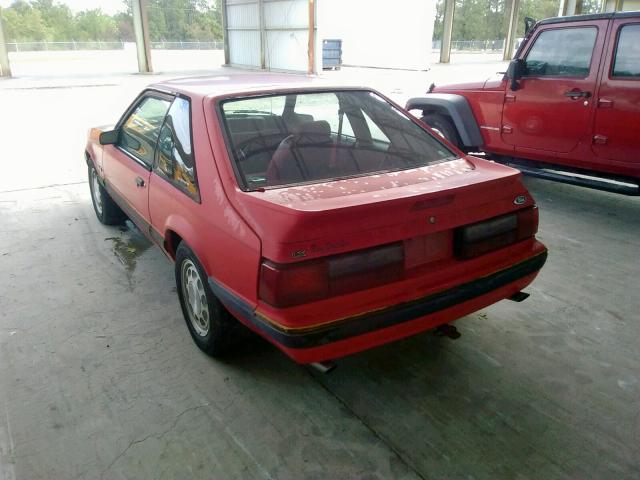 1FACP41E5LF217724 - 1990 FORD MUSTANG LX RED photo 3