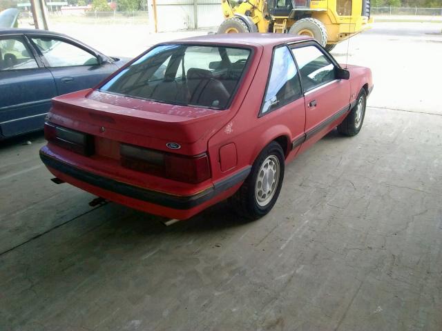 1FACP41E5LF217724 - 1990 FORD MUSTANG LX RED photo 4