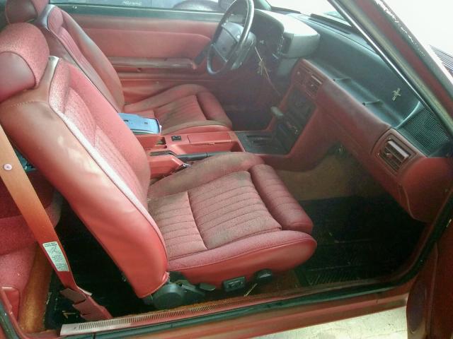 1FACP41E5LF217724 - 1990 FORD MUSTANG LX RED photo 5