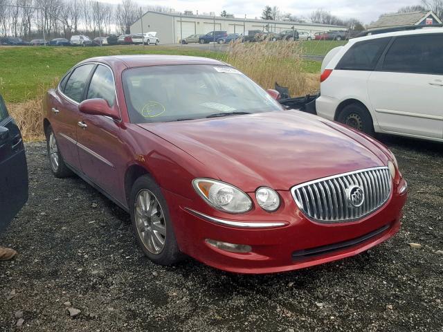 2G4WC582791225212 - 2009 BUICK LACROSSE C RED photo 1