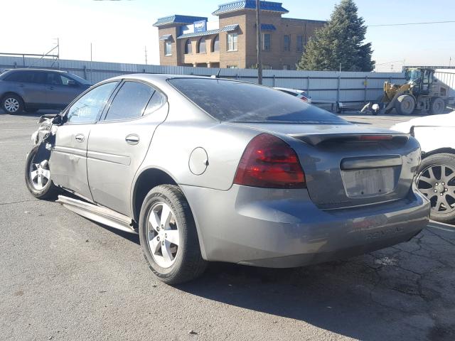2G2WP582771133141 - 2007 PONTIAC GRAND PRIX GRAY photo 3