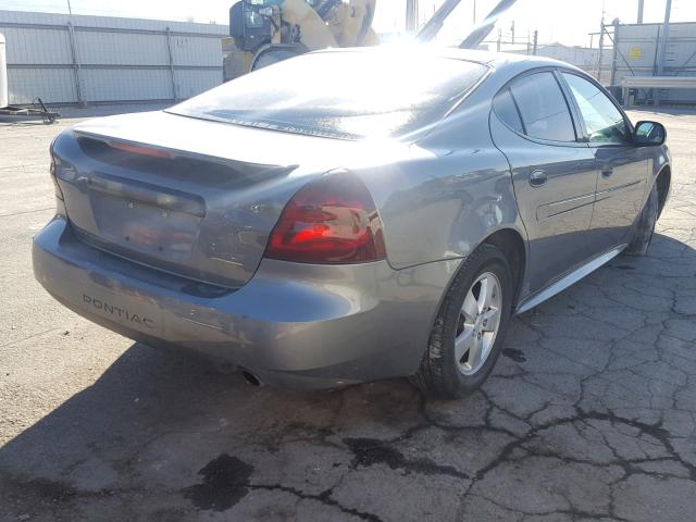 2G2WP582771133141 - 2007 PONTIAC GRAND PRIX GRAY photo 4