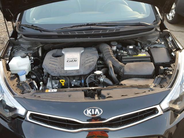 KNAFZ5A33F5369434 - 2015 KIA FORTE SX BLACK photo 7