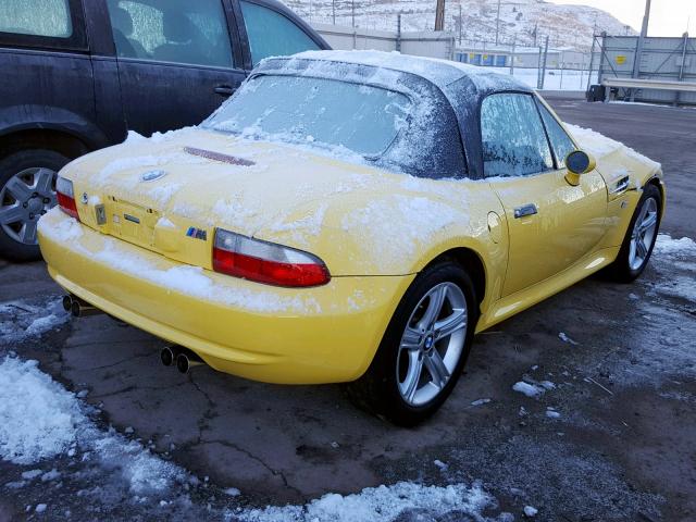 WBSCK9338XLC88050 - 1999 BMW M ROADSTER YELLOW photo 4