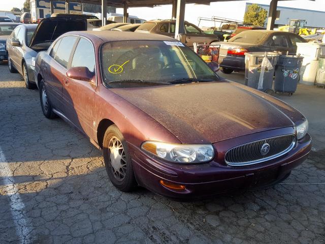 1G4HP54K844107010 - 2004 BUICK LESABRE CU BURGUNDY photo 1