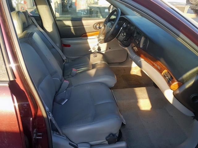 1G4HP54K844107010 - 2004 BUICK LESABRE CU BURGUNDY photo 5