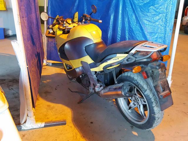 WB10554A8WZA50537 - 1998 BMW K1200 RS YELLOW photo 3