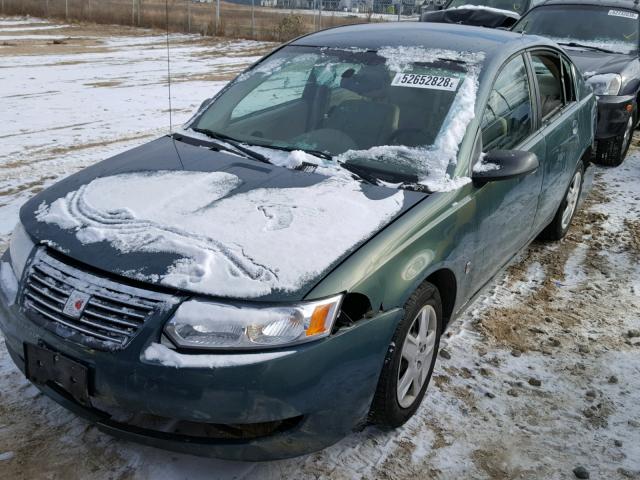 1G8AJ55F07Z155658 - 2007 SATURN ION LEVEL GREEN photo 2