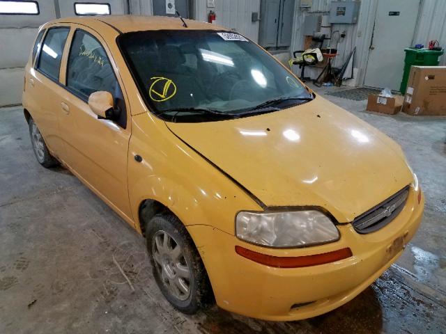 KL1TJ62694B177419 - 2004 CHEVROLET AVEO LS YELLOW photo 1