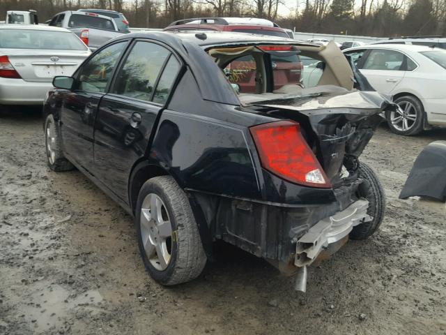 1G8AJ58F67Z192547 - 2007 SATURN ION LEVEL BLACK photo 3