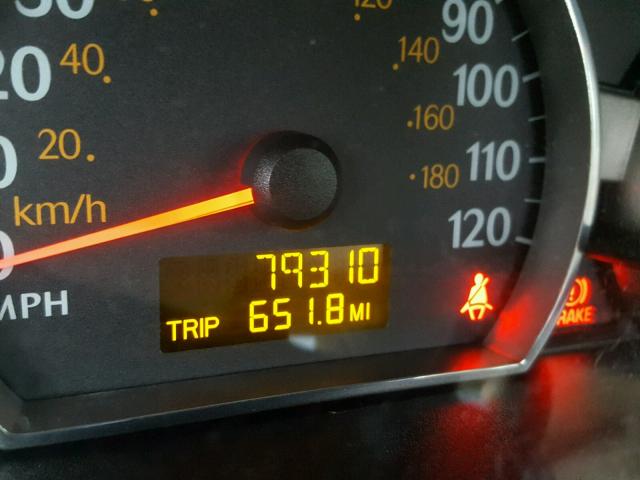 1G8AJ58F67Z192547 - 2007 SATURN ION LEVEL BLACK photo 8