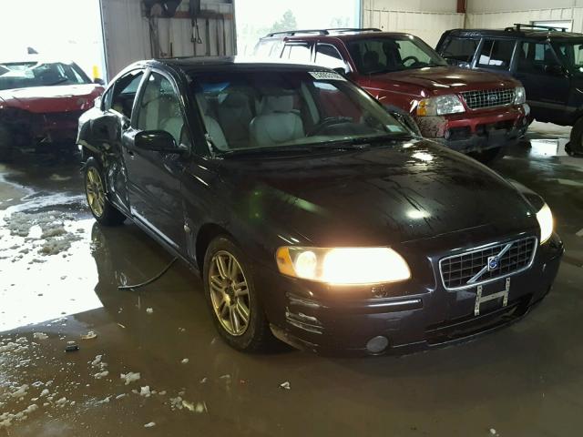 YV1RH592662539506 - 2006 VOLVO S60 2.5T BLACK photo 1