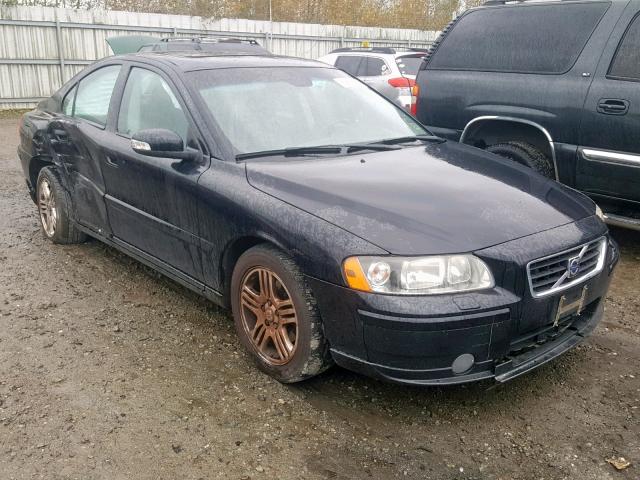 YV1RS592272612602 - 2007 VOLVO S60 2.5T BLACK photo 1