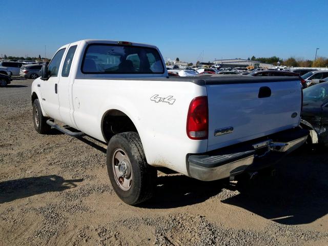 1FTWX31P65EC57175 - 2005 FORD F350 SRW S WHITE photo 3