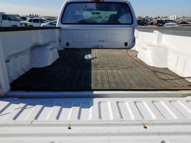 1FTWX31P65EC57175 - 2005 FORD F350 SRW S WHITE photo 9