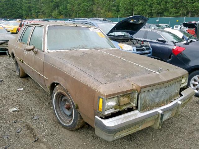 1G4AJ69A3CH141503 - 1982 BUICK REGAL BROWN photo 1