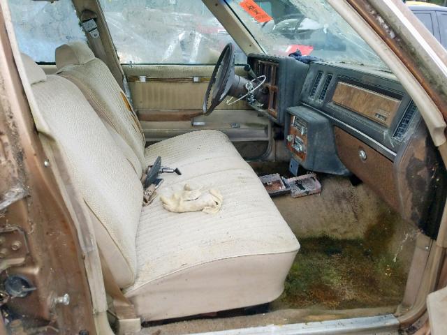 1G4AJ69A3CH141503 - 1982 BUICK REGAL BROWN photo 5