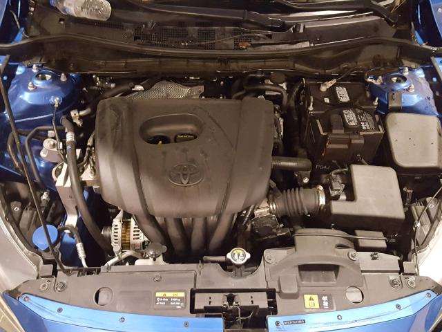 3MYDLBYV5JY318645 - 2018 TOYOTA YARIS IA BLUE photo 7