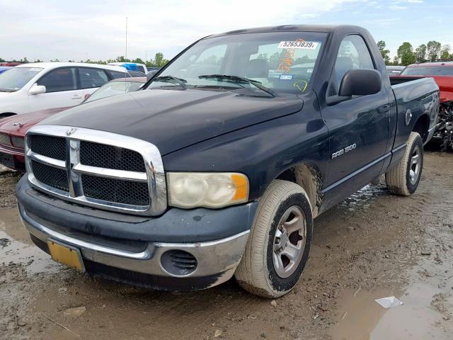 1D7HA16K14J290785 - 2004 DODGE RAM 1500 S BLACK photo 2