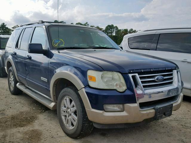 1FMEU64E96UA39458 - 2006 FORD EXPLORER E BLUE photo 1