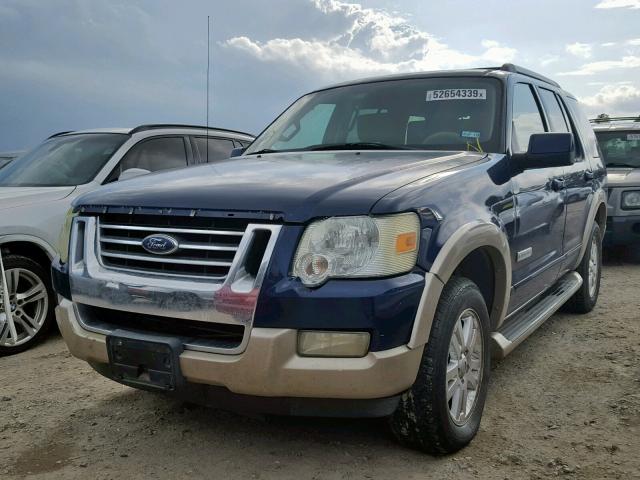 1FMEU64E96UA39458 - 2006 FORD EXPLORER E BLUE photo 2