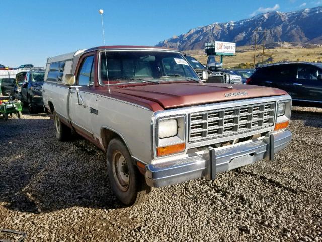 1B7KD3412FS557457 - 1985 DODGE D-SERIES D RED photo 1