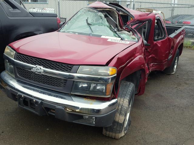 1GCDT196068210078 - 2006 CHEVROLET COLORADO RED photo 2