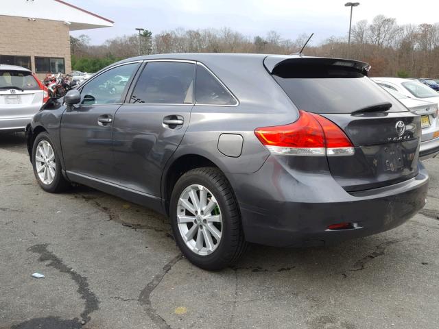 4T3ZE11A99U018382 - 2009 TOYOTA VENZA BASE GRAY photo 3