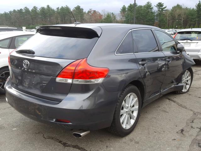 4T3ZE11A99U018382 - 2009 TOYOTA VENZA BASE GRAY photo 4