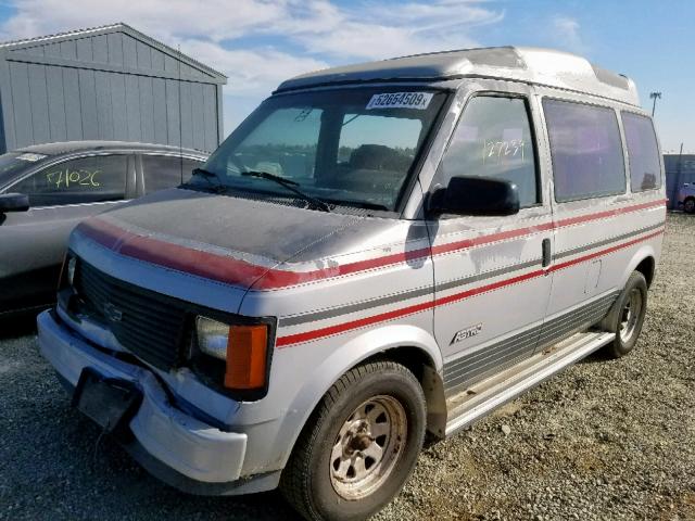 1GBDM15Z6KB155862 - 1989 CHEVROLET ASTRO GRAY photo 2