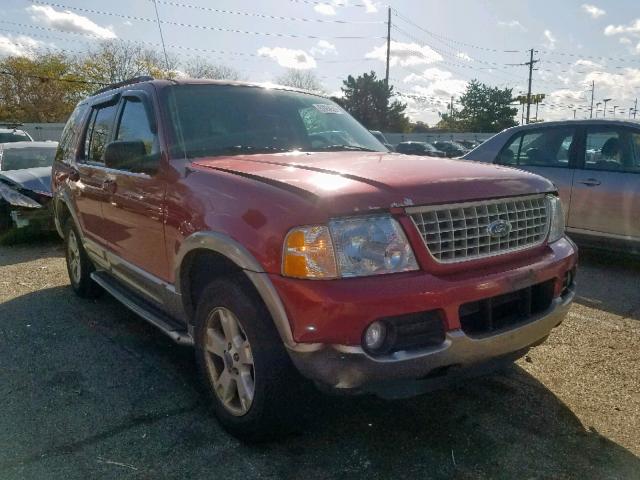 1FMDU74K43ZA44427 - 2003 FORD EXPLORER E RED photo 1