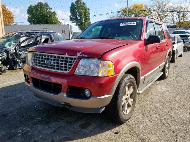 1FMDU74K43ZA44427 - 2003 FORD EXPLORER E RED photo 2