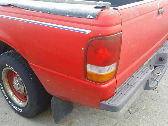 1FTCR10A7VPB28848 - 1997 FORD RANGER RED photo 9