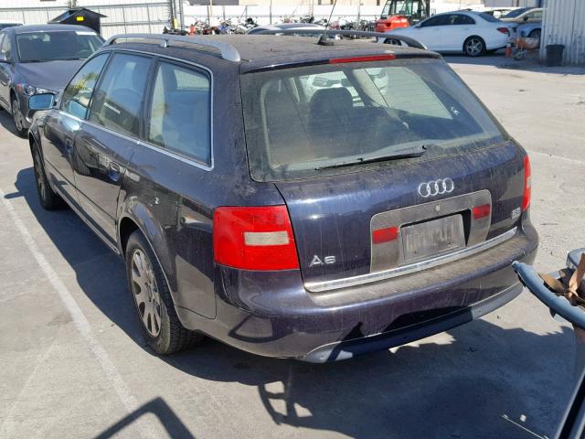 WAULH54B31N005662 - 2001 AUDI A6 2.8 AVA BLUE photo 3