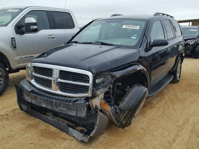 1D4HD38K35F603806 - 2005 DODGE DURANGO ST BLACK photo 2