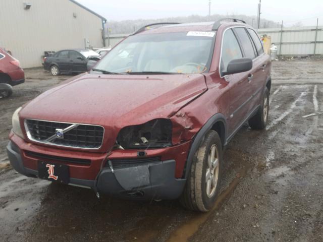 YV4CM592861226192 - 2006 VOLVO XC90 BURGUNDY photo 2