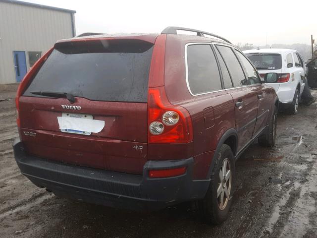 YV4CM592861226192 - 2006 VOLVO XC90 BURGUNDY photo 4