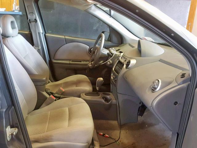 1G8AJ52FX5Z152090 - 2005 SATURN ION LEVEL GRAY photo 5
