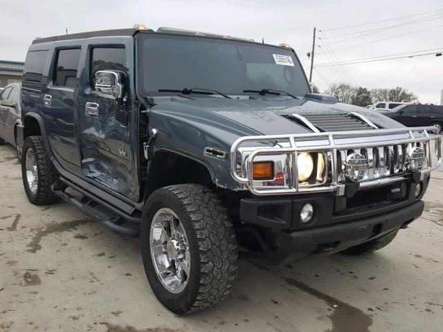 5GRGN23U56H101537 - 2006 HUMMER H2 TURQUOISE photo 1