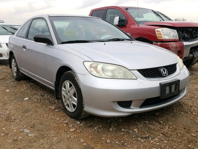 1HGEM22395L080029 - 2005 HONDA CIVIC DX V SILVER photo 1